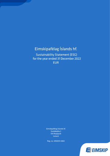 Thumbnail Eimskipafélag Íslands ESG Report 2022