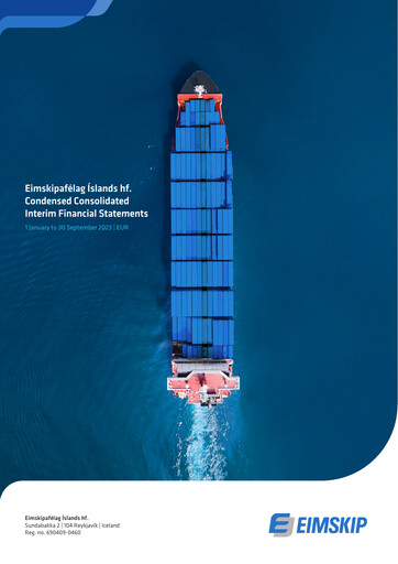 Thumbnail Eimskipafélag Íslands Quarterly Report 2023-q3