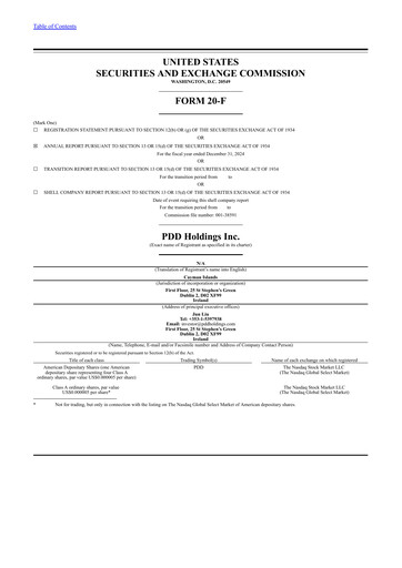 Thumbnail PDD Holdings (Pinduoduo) Annual Report 2024