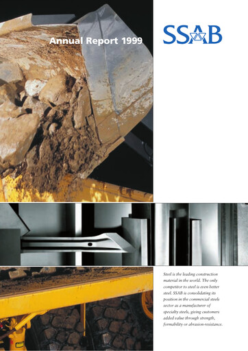 Thumbnail SSAB Annual Report 1999