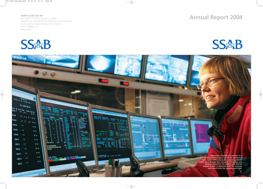 Thumbnail SSAB Annual Report 2004