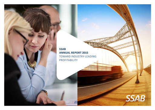 Thumbnail SSAB Annual Report 2015