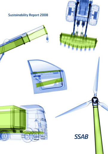 Thumbnail SSAB Sustainability Report 2008