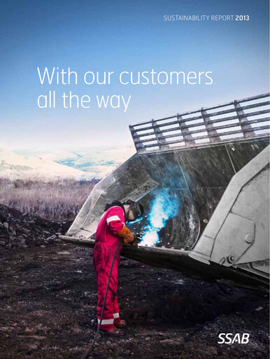 Thumbnail SSAB Sustainability Report 2013