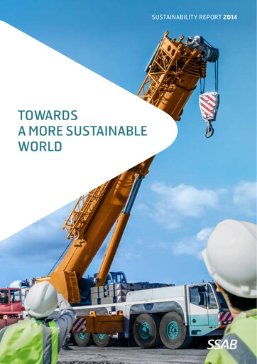 Thumbnail SSAB Sustainability Report 2014