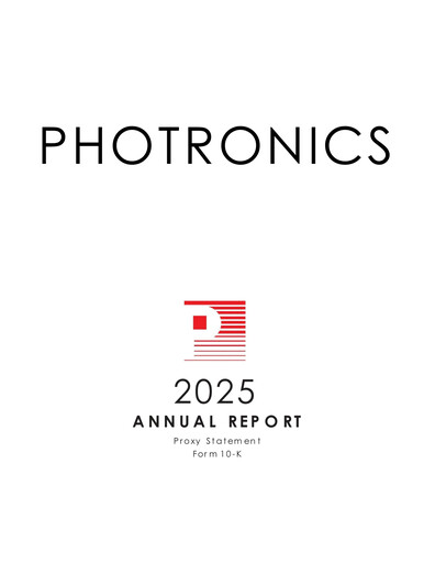 Thumbnail Photronics Annual Report 2025