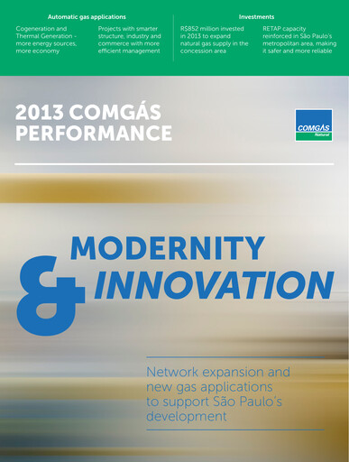 Thumbnail Comgás Annual Report 2013