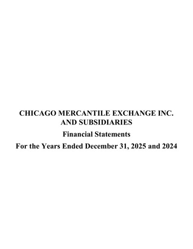 Thumbnail CME Group Financial Statement 2025