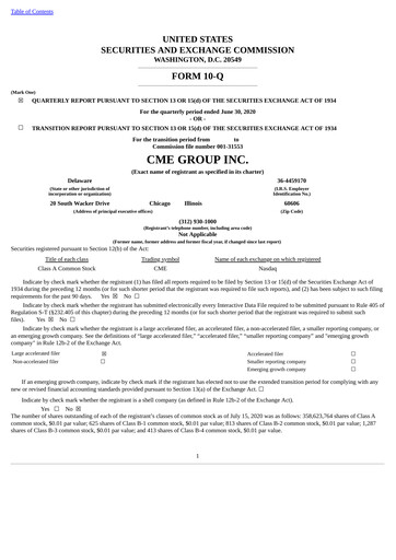 Thumbnail CME Group Quarterly Report 2020-q2