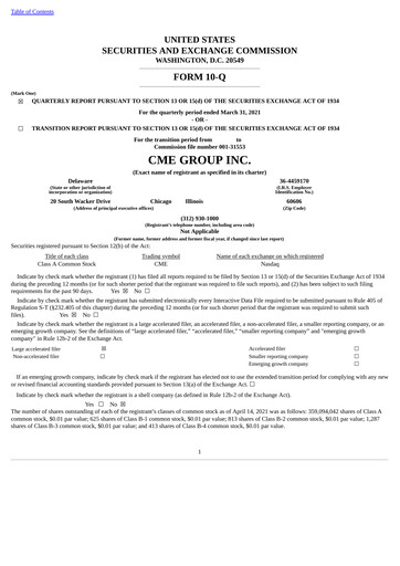 Thumbnail CME Group Quarterly Report 2021-q1