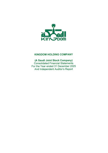 Thumbnail Kingdom Holding Financial Statement 2025