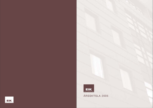 Thumbnail Eik fasteignafélag Annual Report 2005