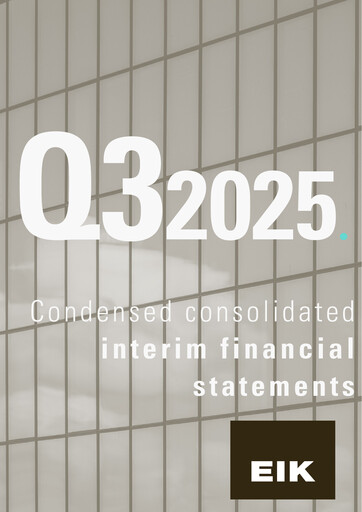 Thumbnail Eik fasteignafélag Financial Statement 2025-9m