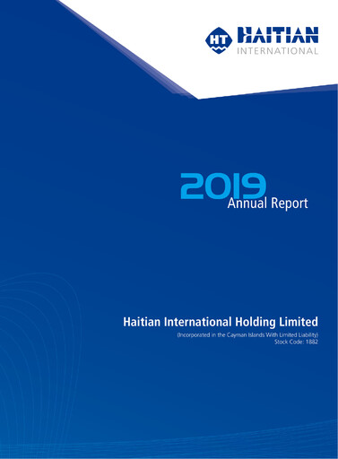 Thumbnail Haitian International Holdings Annual Report 2019