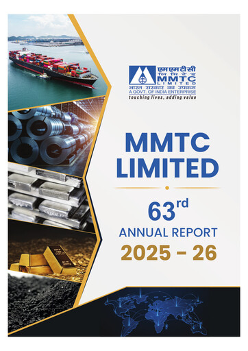 Thumbnail MMTC Annual Report 2025-2026