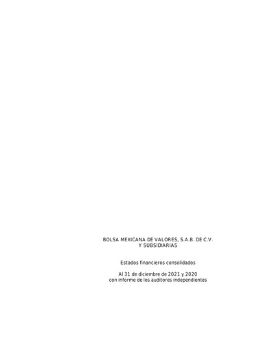 Thumbnail BMV (Bolsa Mexicana de Valores) Financial Statement 2021
