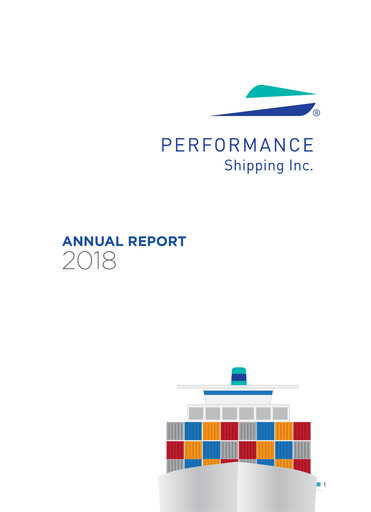 Thumbnail Performance Shipping
 Annual Report 2018