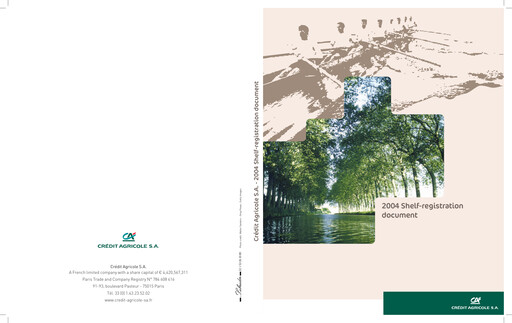 Thumbnail Crédit Agricole Universal Registration Document 2004