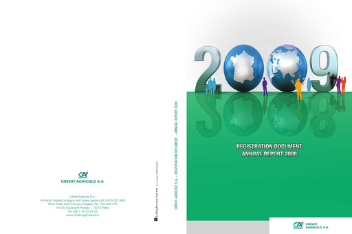 Thumbnail Crédit Agricole Universal Registration Document 2008