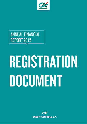 Thumbnail Crédit Agricole Universal Registration Document 2015