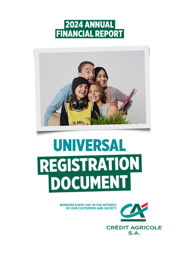 Thumbnail Crédit Agricole Universal Registration Document 2024
