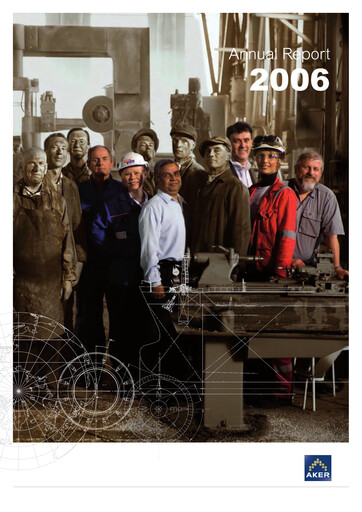 Thumbnail Aker ASA Annual Report 2006