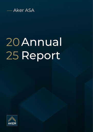 Thumbnail Aker ASA Annual Report 2025