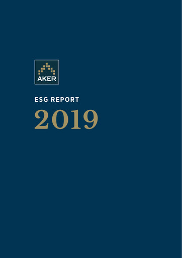 Thumbnail Aker ASA ESG Report 2019