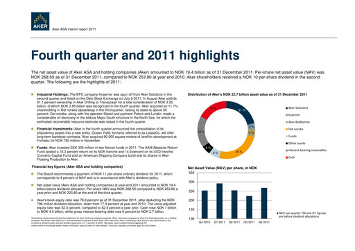 Thumbnail Aker ASA Quarterly Report 2011-q4