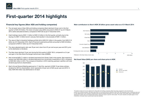 Thumbnail Aker ASA Quarterly Report 2014-q1