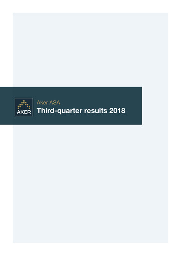 Thumbnail Aker ASA Quarterly Report 2018-q3