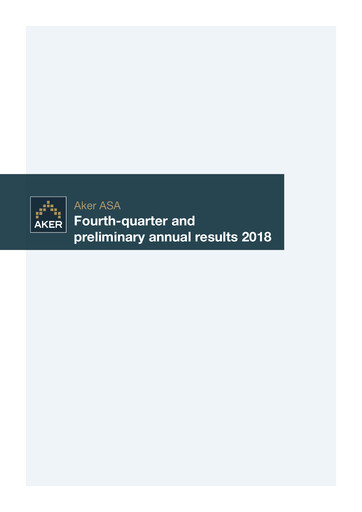 Thumbnail Aker ASA Quarterly Report 2018-q4