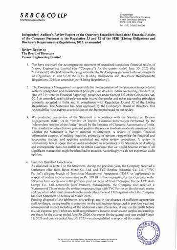 Thumbnail Varroc Quarterly Report 2026-q1