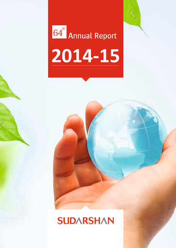Thumbnail Sudarshan Chemical Annual Report 2014-2015