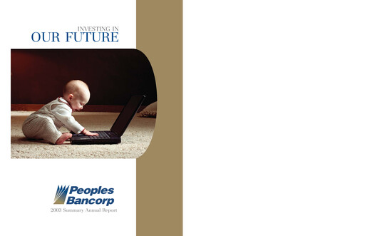 Thumbnail Peoples Bancorp Annual Report 2003