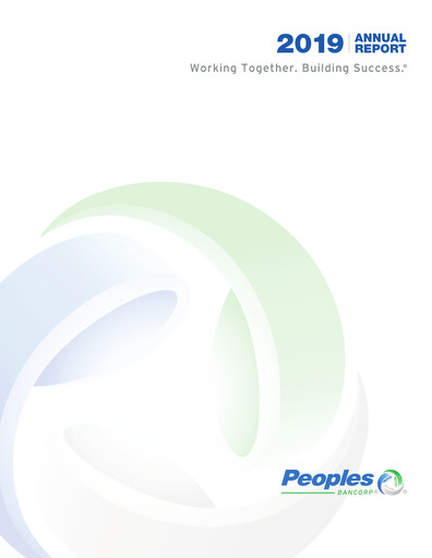 Thumbnail Peoples Bancorp Annual Report 2019