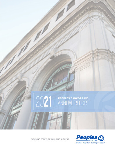 Thumbnail Peoples Bancorp Annual Report 2021