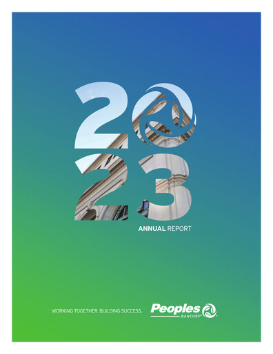 Thumbnail Peoples Bancorp Annual Report 2023