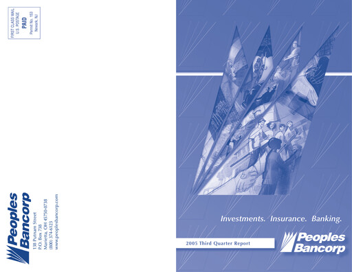 Thumbnail Peoples Bancorp Quarterly Report 2005-q3