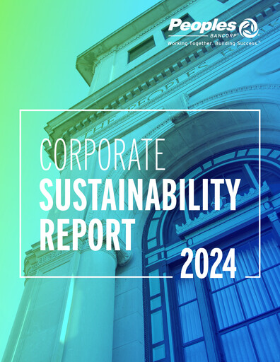 Thumbnail Peoples Bancorp Sustainability Report 2024
