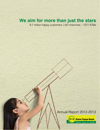 Thumbnail Karur Vysya Bank
 Annual Report 2012-2013