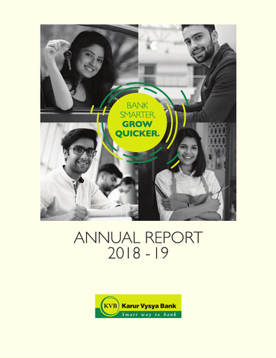 Thumbnail Karur Vysya Bank
 Annual Report 2018-2019