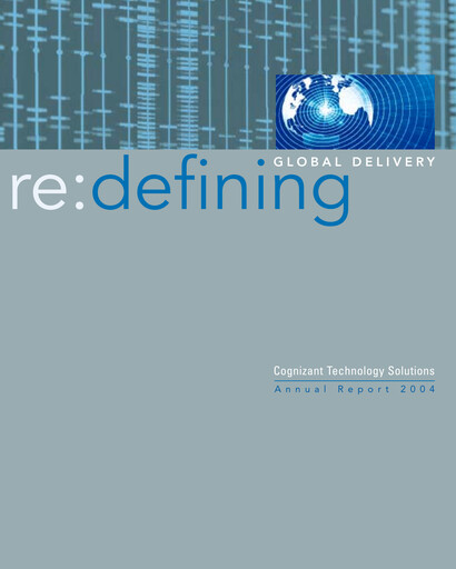 Thumbnail Cognizant Technology Solutions  Annual Report 2004