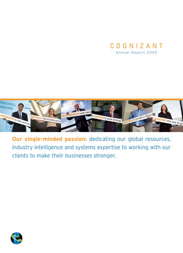 Thumbnail Cognizant Technology Solutions  Annual Report 2005