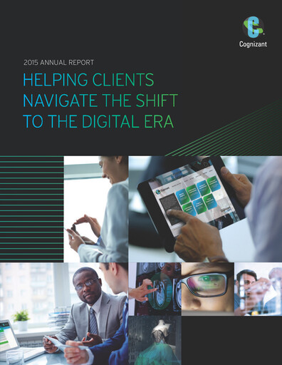 Thumbnail Cognizant Technology Solutions  Annual Report 2015