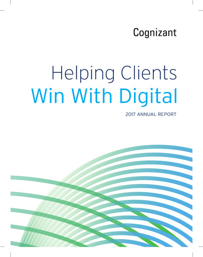 Thumbnail Cognizant Technology Solutions  Annual Report 2017