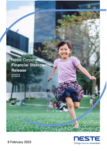 Thumbnail Neste Financial Report 2022