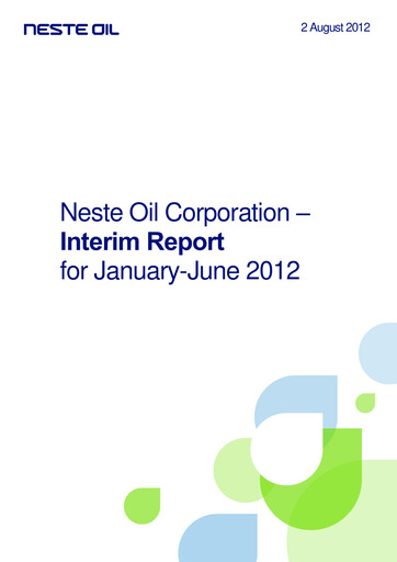 Thumbnail Neste Half-year Report 2012-h1