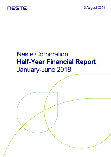 Thumbnail Neste Half-year Report 2018-h1