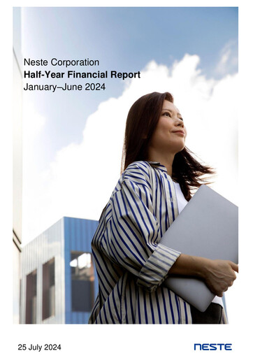 Thumbnail Neste Half-year Report 2024-h1